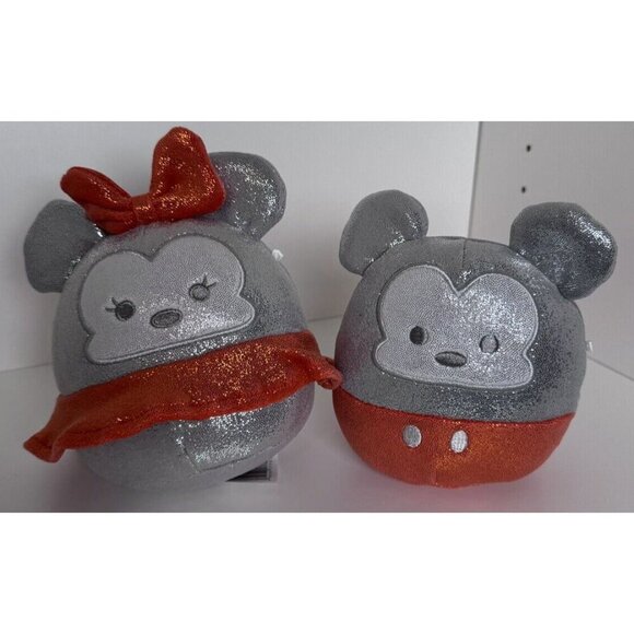 Squishmallows Disney 100 Anniversary Mickey & Minnie Mouse 5 Inch Squishmallow - Picture 1 of 8